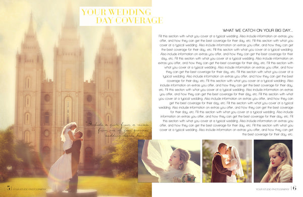 Wedding Magazine Welcome Packet Template {1st Edition}