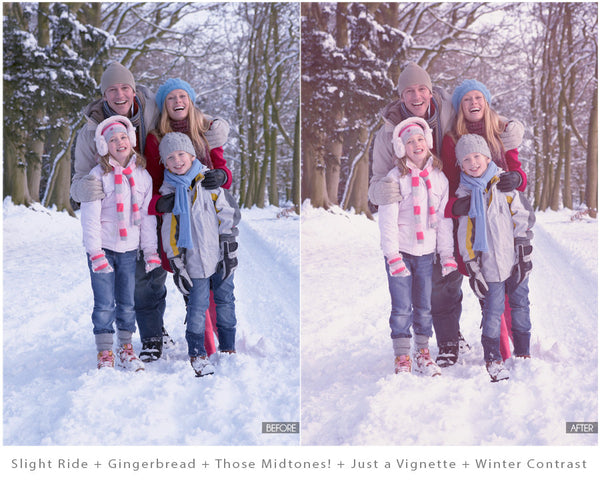 Winter Portrait Action Pack