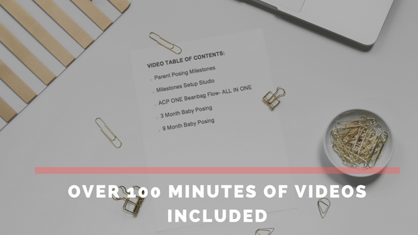 Grow With Me Sessions: Posing Videos and Ebook with Pricing, Posing, Contracts & More!