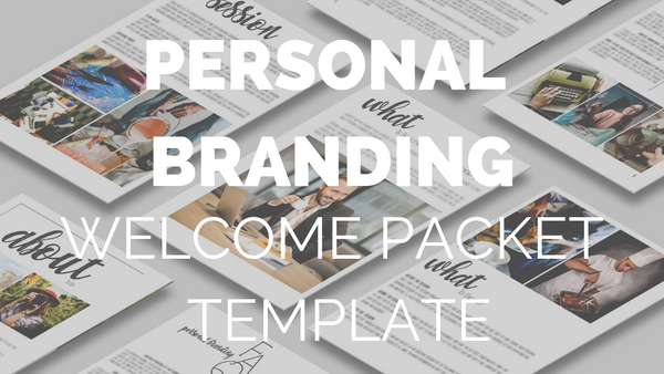 Personal Branding Photography Client Guide | Session Planning Guide