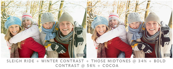 Winter Portrait Action Pack
