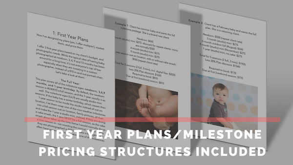 Grow With Me Sessions: Posing Videos and Ebook with Pricing, Posing, Contracts & More!