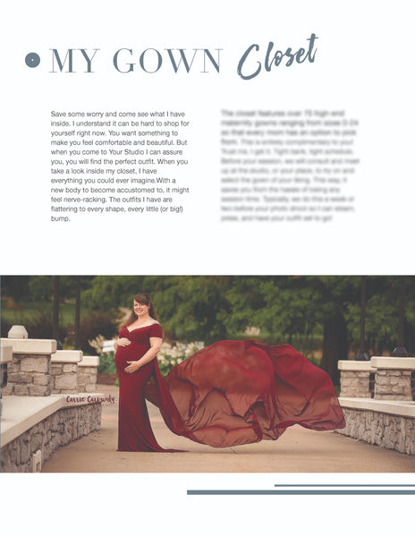 Maternity Client Guide | Maternity Welcome Packet | PSD Templates