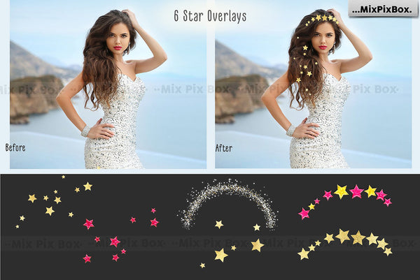 1700+ Photo Overlays, Long Exposure, Glitter, Number Balloons, Digital Papers + More!