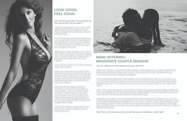 Boudoir Client Guide | PSD Templates | Boudoir Welcome Packet