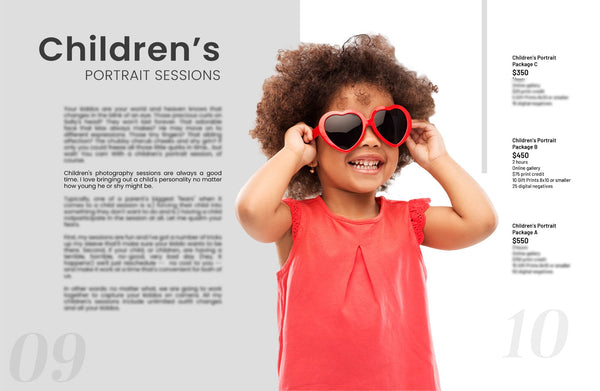 Portrait Client Guide, Welcome Packet Template, Magazine Template