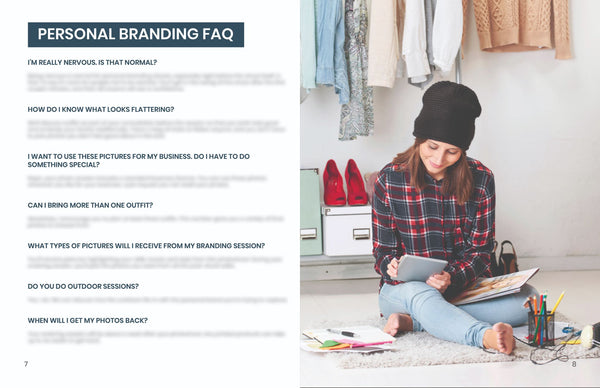 Version 3: Personal Branding Photography Client Guide | Session Prep Guide