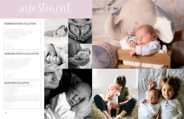 Newborn Photography Client Guide & Session Planning Guide | Template