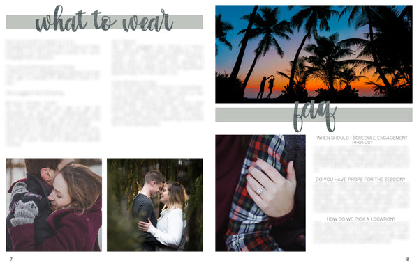 Engagement Magazine Welcome Packet Template