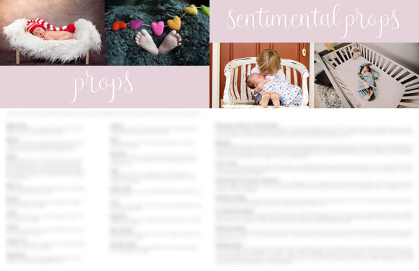 Newborn Photography Client Guide & Session Planning Guide | Template