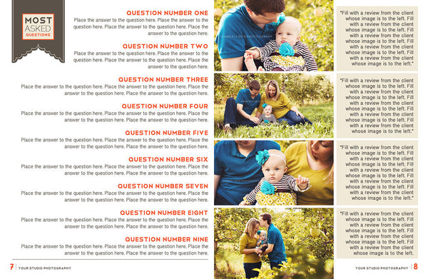 Portrait Magazine Welcome Packet Template {1st Edition}