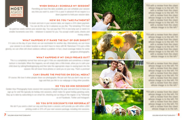 Portrait Magazine Welcome Packet Template {1st Edition}