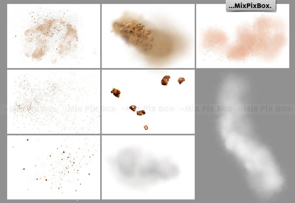 Photo Overlay Bundle: Beach Backgrounds, Dirt Explosion, Stadium Light, Animal Overlays, Ribbon, Floral + more!