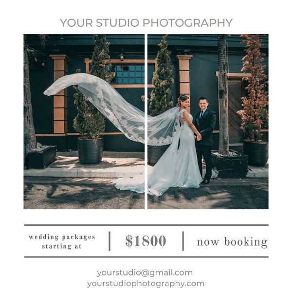 Wedding Instagram Templates for Photographers | Canva Templates