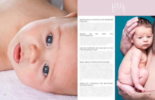 Newborn Photography Client Guide & Session Planning Guide | Template