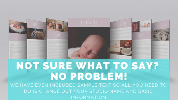 Newborn Photography Client Guide & Session Planning Guide | Template