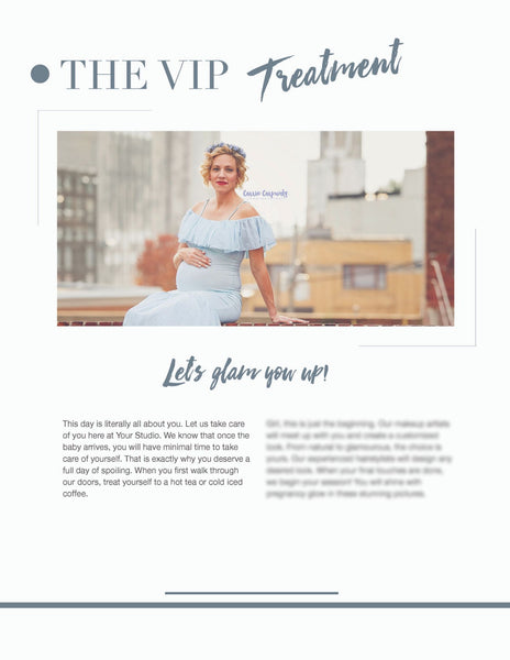 Maternity Client Guide | Maternity Welcome Packet | PSD Templates