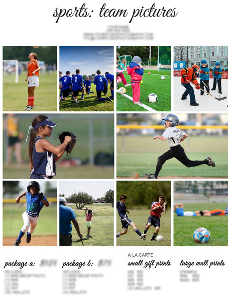 Photographer Pricing Template Pages