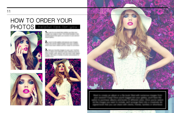 Glamour Portrait Magazine Welcome Packet Template {1st Edition}