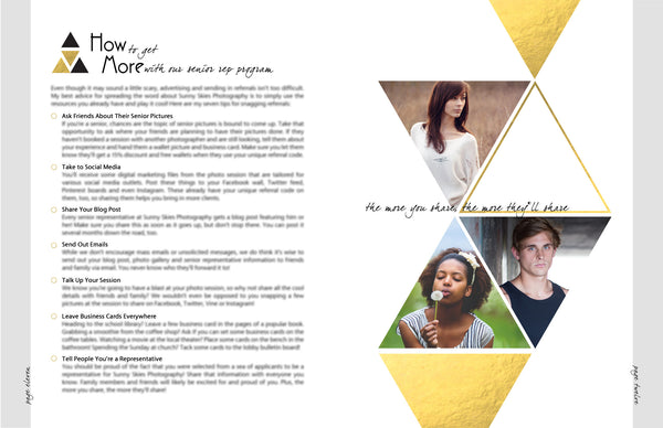 Senior Rep Program Welcome Packet Template {1st Edition}