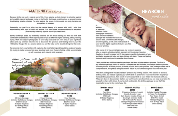 Pricing and Product Description Pages