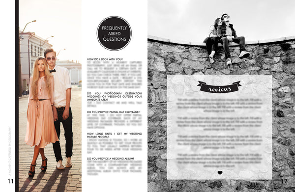 Wedding Welcome Packet Template {2nd Edition}