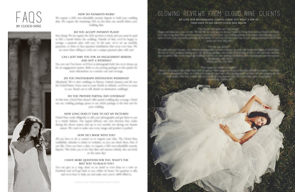 Wedding Team Welcome Packet Template