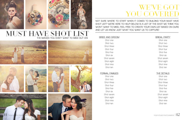 Wedding Magazine Welcome Packet Template {1st Edition}