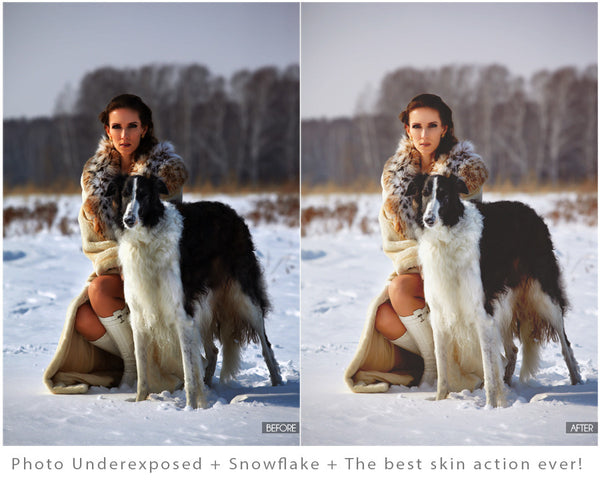 Winter Portrait Action Pack