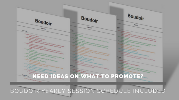 Yearly Session Schedule Toolkit: A full year's worth of sessions and when to run them!