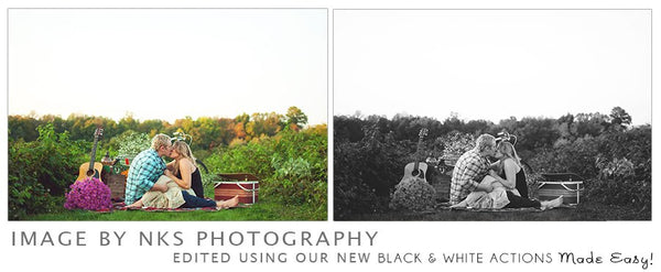 Black and White Actions Made Easy