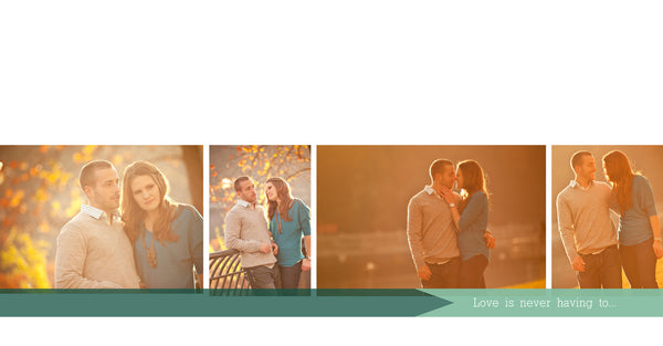 Engagement Guest Book Album Template