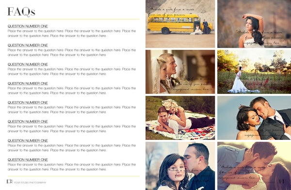 Wedding Magazine Welcome Packet Template {1st Edition}