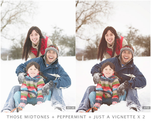 Winter Portrait Action Pack