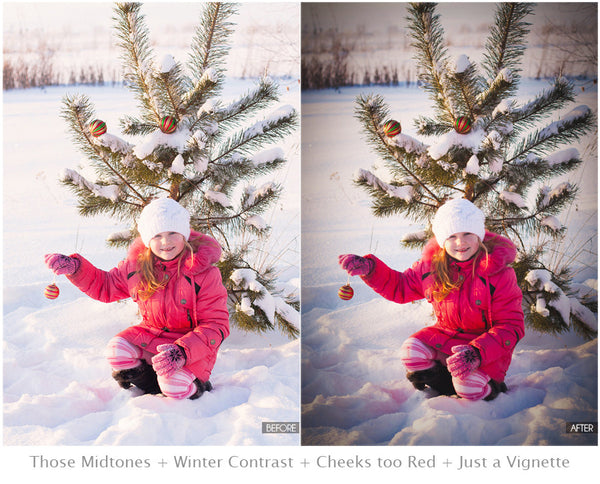 Winter Portrait Preset Pack