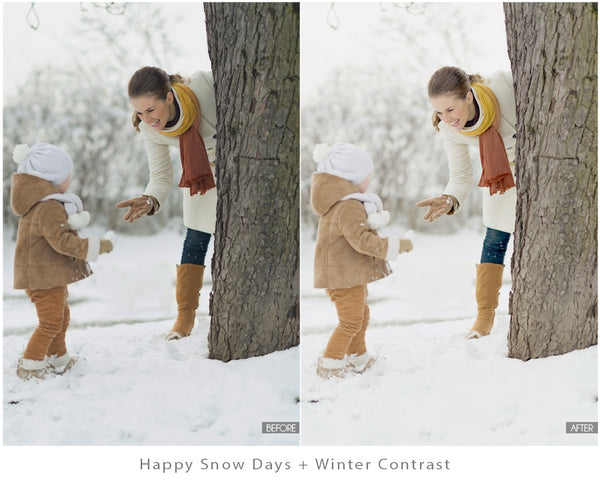 Winter Portrait Action Pack