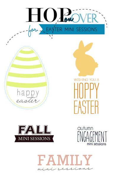 Mini Session Drag and Drop Word Art