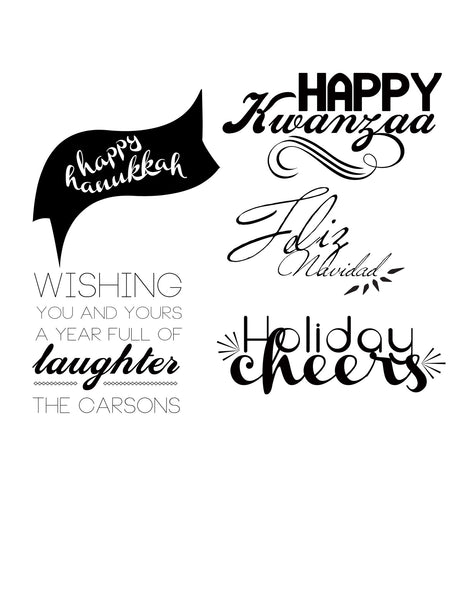 Holiday Drag and Drop Word Art