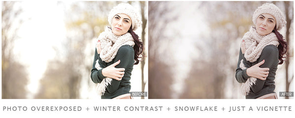 Winter Portrait Action Pack