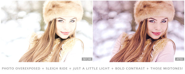 Winter Portrait Preset Pack