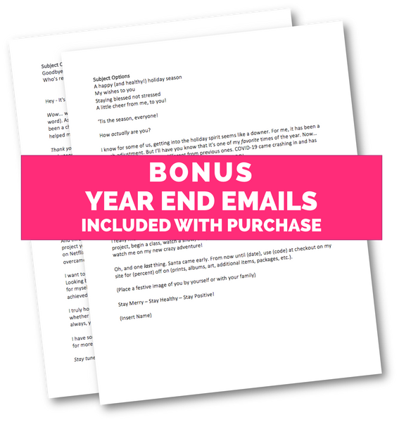 December Social Media Content for Photographers *Copy-Paste-Post*  Already done for you!