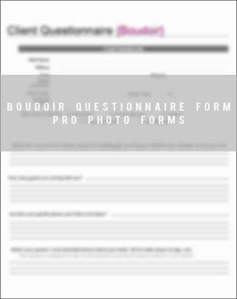 61 Photography Contracts and Forms