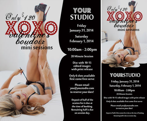 Boudoir Mini Session Marketing Graphics