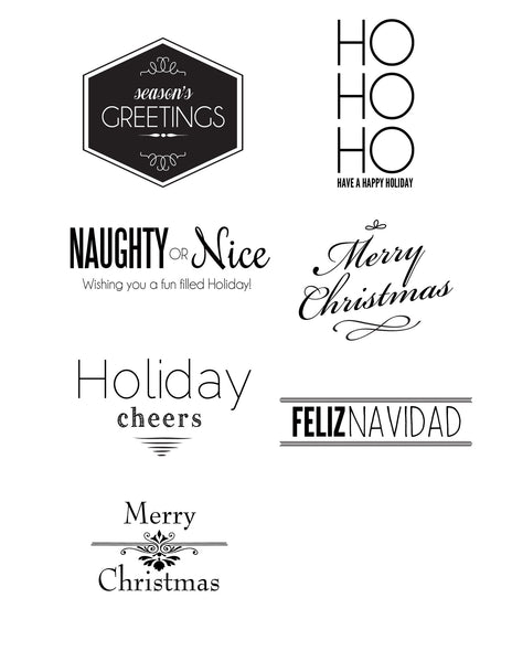 Holiday Drag and Drop Word Art