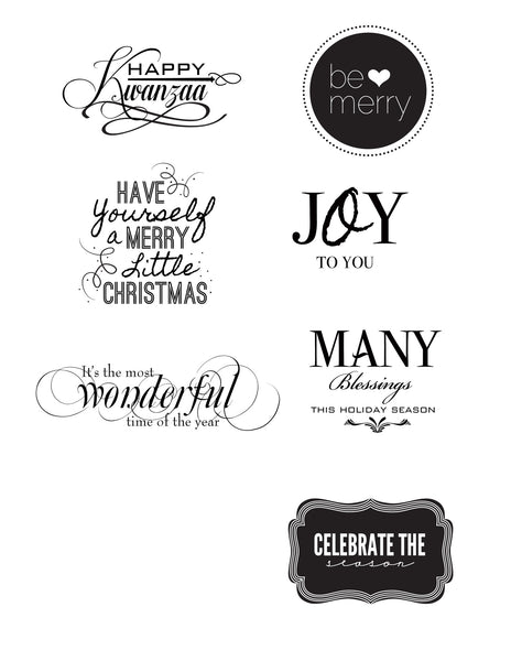 Holiday Drag and Drop Word Art