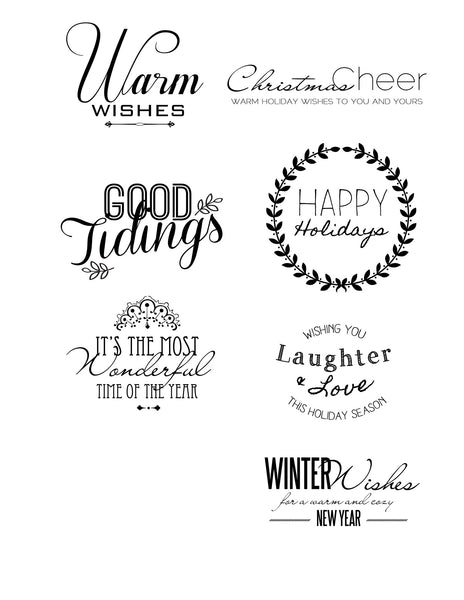 Holiday Drag and Drop Word Art