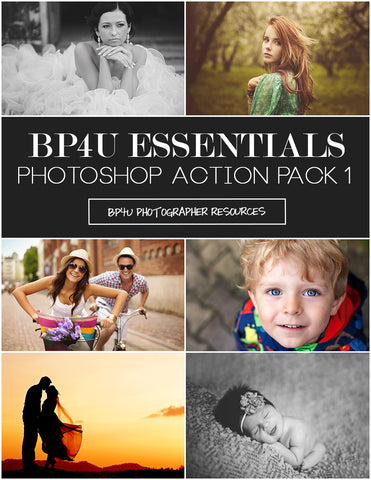BP4U Essentials Photoshop Action Collection 1