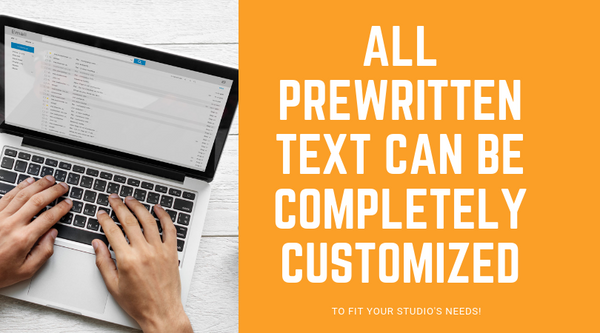 Portrait Photography Prewritten Content Bundle: Prewritten Text for your Website, Newsletter, Emails + Blog!