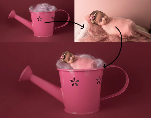 Newborn Digital Backdrop Step by Step Composite Tutorial Videos
