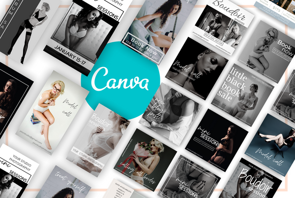 Boudoir Photography Marketing Bundle: Prewritten Text for your Website, Marketing Materials, Boudoir Emails, Boudoir Blogs + Bonus Templates!